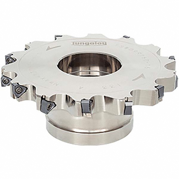 Sandvik Coromant Indexable Slotting Cutter: 3/8" Cutting Width, 4-5/64" Cutter Dia, Arbor Connection, 1.0830" Depth of Cut, 31.75 mm Hole Dia, Neutral - 5738028