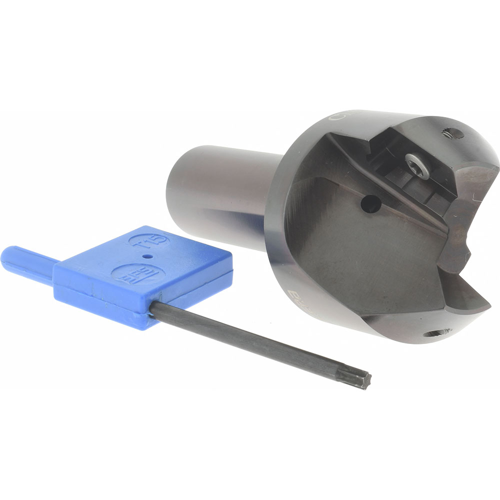 Kyocera 30° Lead Angle, 1" to 1.62" Cut Dia, Indexable & Chamfer End Mill - OTM86127