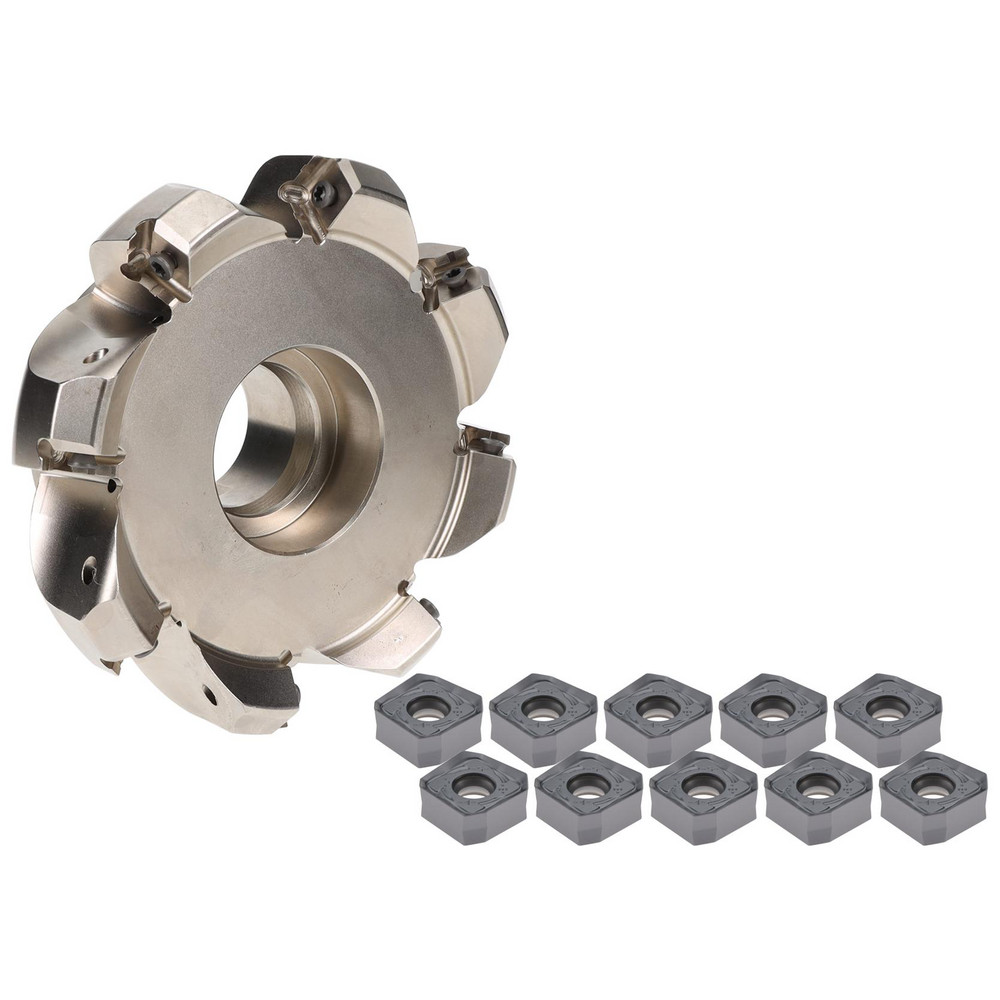Accupro Indexable Chamfer & Angle Face Mills: Minimum Cutting Diameter (Decimal Inch): 5.0000; Minimum Cutting Diameter (Inch): 5 - 07141815/54054705