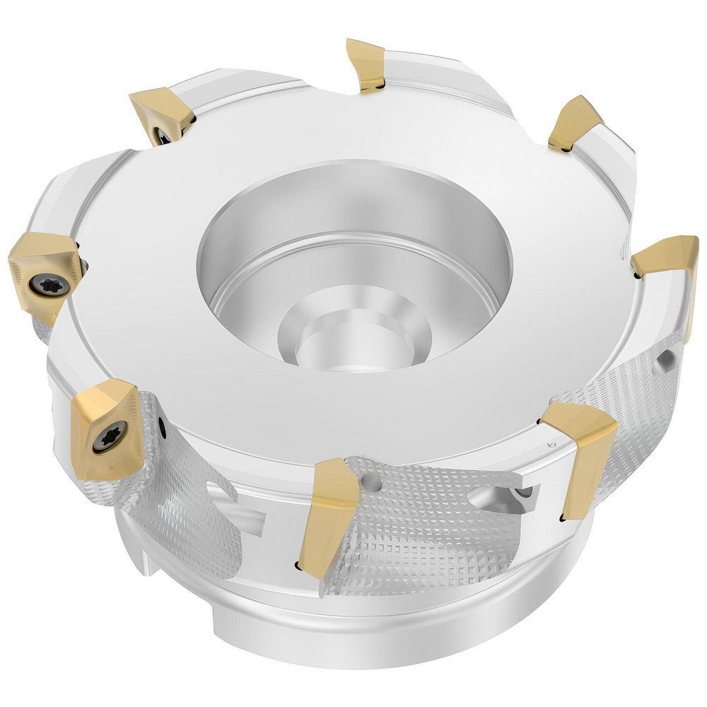 Seco Indexable Square-Shoulder Face Mill:  R220.69-04.00-XO16-10A,  4'' Cut Dia,  1.5000" Arbor Hole Dia, - 03336150