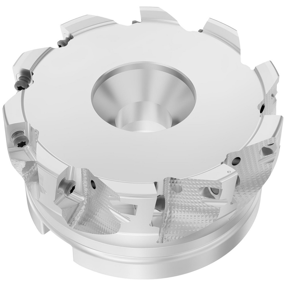 Seco Indexable Square-Shoulder Face Mill:  R220.69-04.00-XO16-10A,  4'' Cut Dia,  1.5000" Arbor Hole Dia, - 03336150
