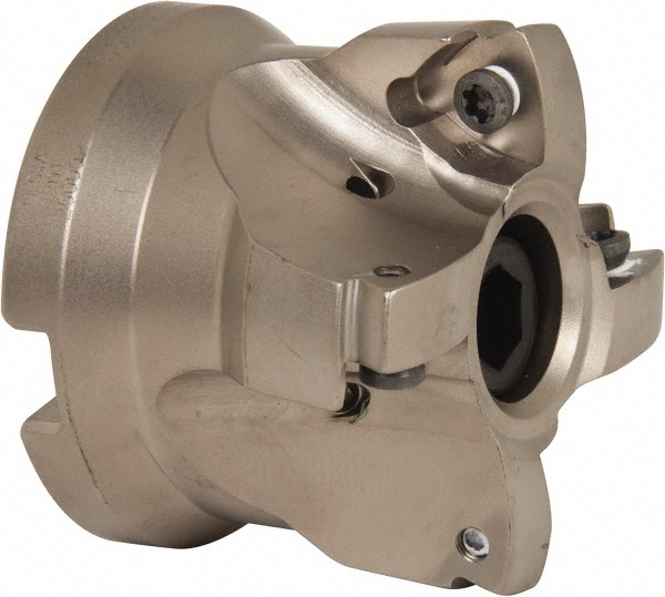 Iscar Indexable High-Feed Face Mill: 1.61 to 2" Cut Dia, 0.75" Arbor Hole - 3105715