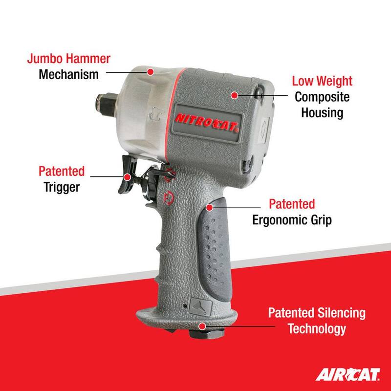 AIRCAT NITROCAT 1/2 in. Composite Impact Wrench - 1056-XL