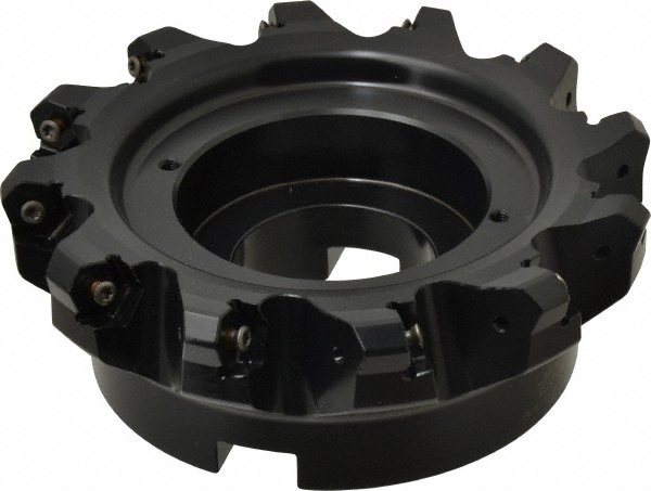 Kennametal 6" Cut Dia, 2" Arbor Hole, 4.51mm Max Depth of Cut, 45° Indexable Chamfer & Angle Face Mill - 3326930