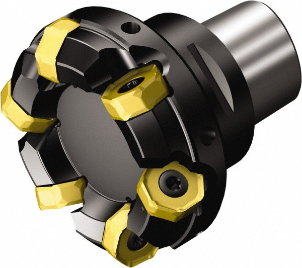 Sandvik Coromant 100mm Cut Dia, 32mm Arbor Hole, 5.2mm Max Depth of Cut, 42° Indexable Chamfer & Angle Face Mill - 6822529