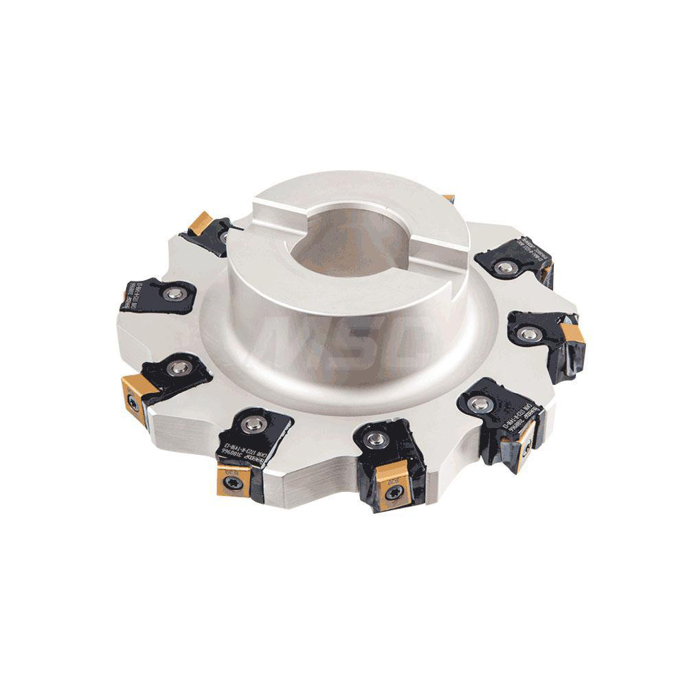 Iscar Indexable Slotting Cutter: 12.00 mm Cutting Width, 160.00 mm Cutter Dia, Shell Mount B Connection, 44.00 mm Depth of Cut, 44.00 mm Depth of Cut, 40.00 mm Shank Dia - 3102449