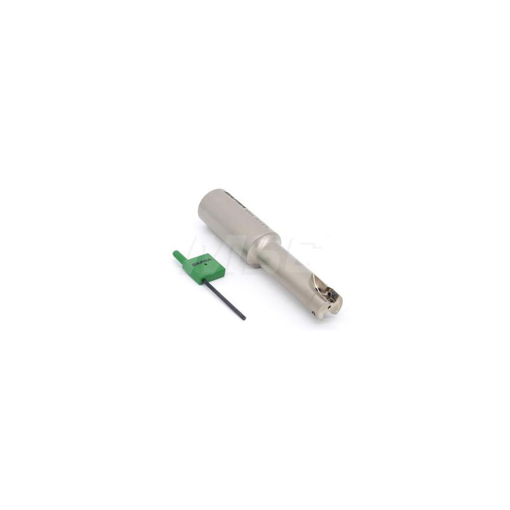 Dapra Indexable Square-Shoulder End Mill: SSER0750-2500-R35-2C, 3/4" Cut Dia, 0.35" Max Depth of Cut, 1" Dia Weldon Flat Shank - 20540