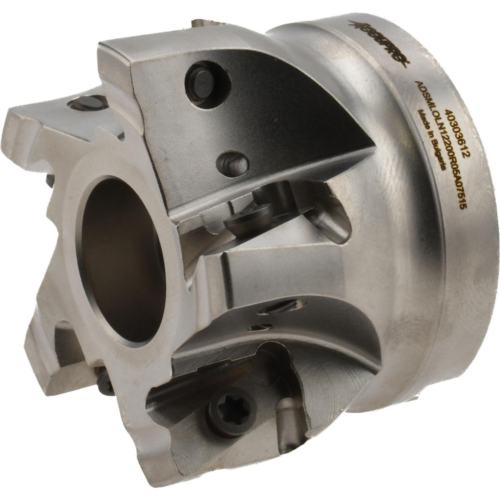 Accupro Indexable Square-Shoulder Face Mill:  ADSMLOLN12200R05A07515,  0.7500" Arbor Hole Dia,  0.4700" Max Cutting Depth - 40303612