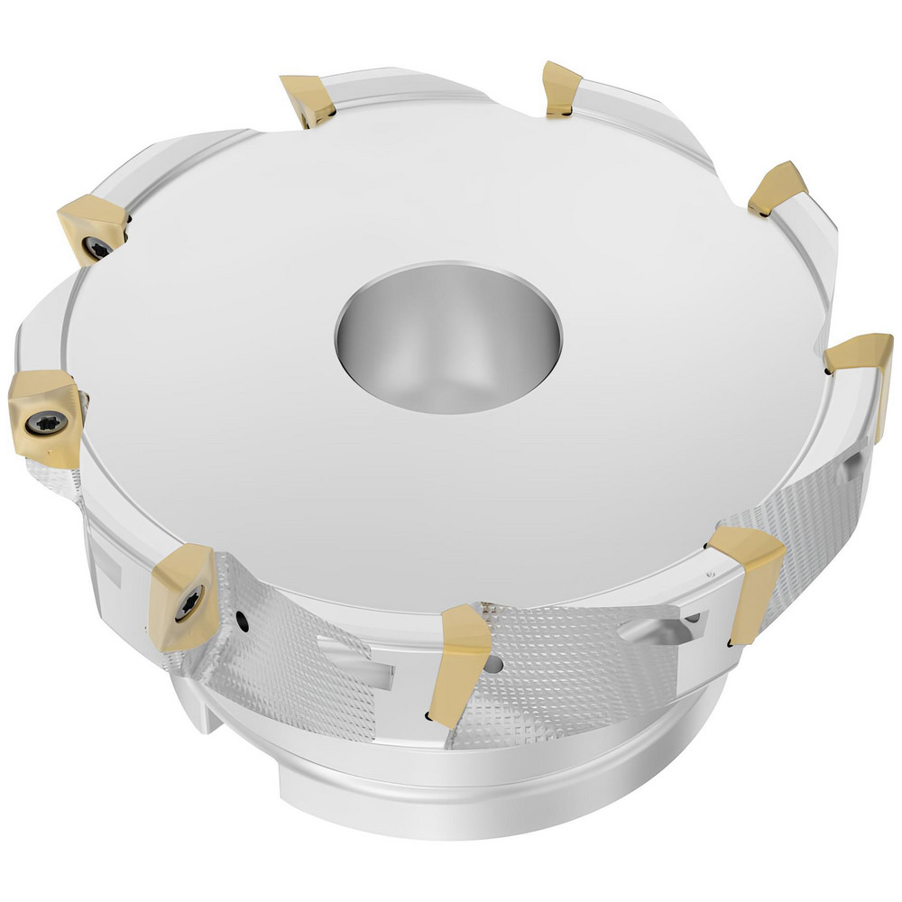 Seco Indexable Square-Shoulder Face Mill:  R220.69-05.00-XO16-9A,  5'' Cut Dia,  1.5000" Arbor Hole Dia, - 03336151