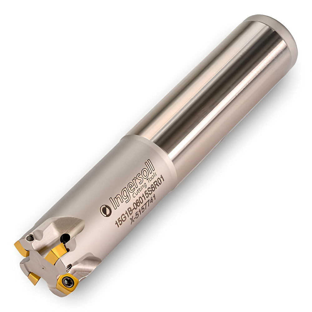 OSG Indexable High-Feed End Mill: PFR-R0500SA0500-S450, Straight Shank - 52200027