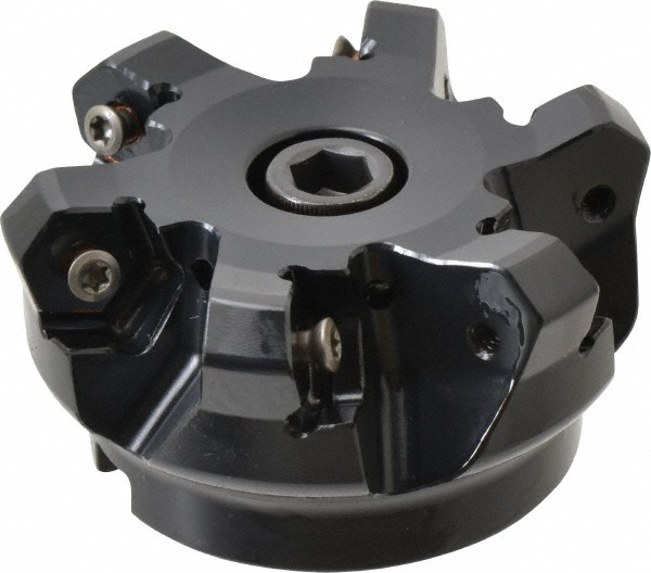 Kennametal 2" Cut Dia, 3/4" Arbor Hole, 4.51mm Max Depth of Cut, 45° Indexable Chamfer & Angle Face Mill - 3326850