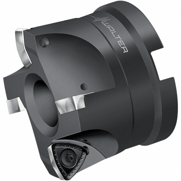 LMT 2" Cut Dia, 3/4" Arbor Hole, 0.63" Max Depth of Cut, 45° Indexable Chamfer & Angle Face Mill - 1950259