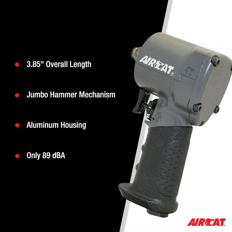 AIRCAT 1/2 in. Compact Impact Wrench - 1057-TH