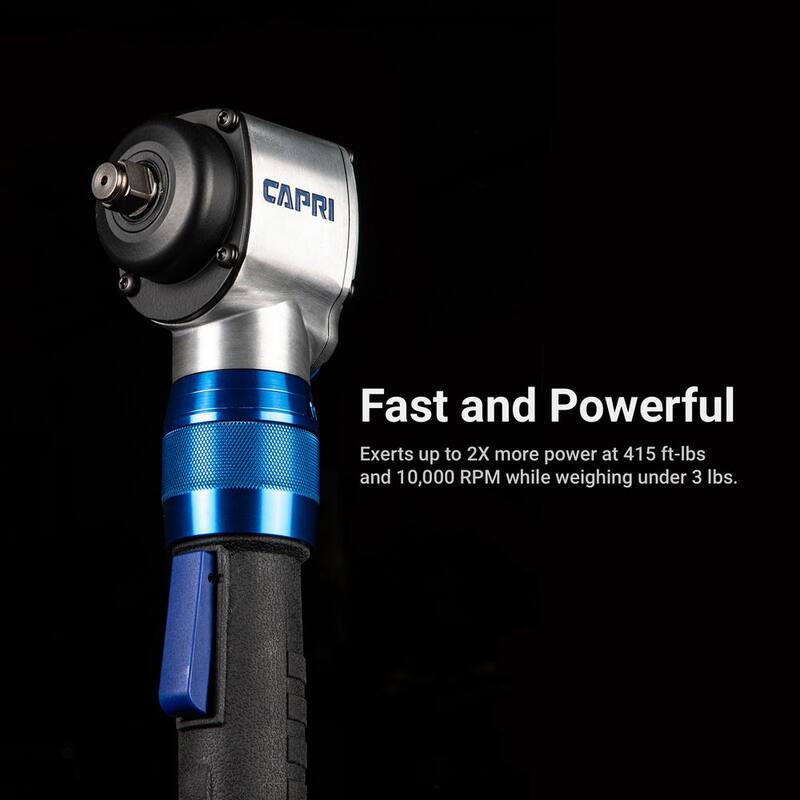 Capri Tools 415 ft. lbs. 3/8 in. Air Angle Impact Wrench - CP33100