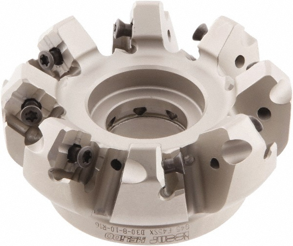 Iscar 5.58" Cut Dia, 1-1/2" Arbor Hole, 0.276" Max Depth of Cut, 45° Indexable Chamfer & Angle Face Mill - 3181029