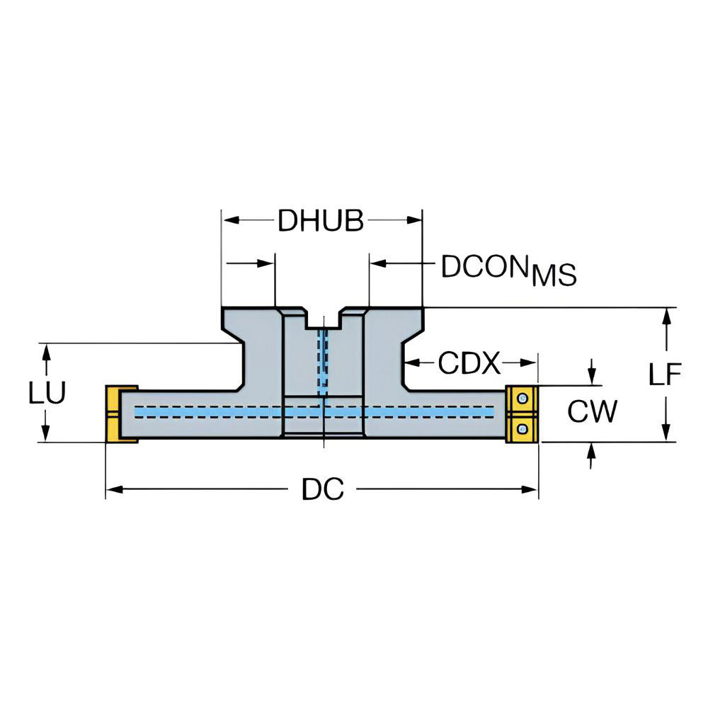 Sandvik Coromant Indexable Slotting Cutter: 17.50 mm Cutting Width, 125.00 mm Cutter Dia, Arbor Connection, 29.50 mm Depth of Cut, 29.50 mm Depth of Cut, 32.00 mm Shank Dia, Right Hand - 7295418