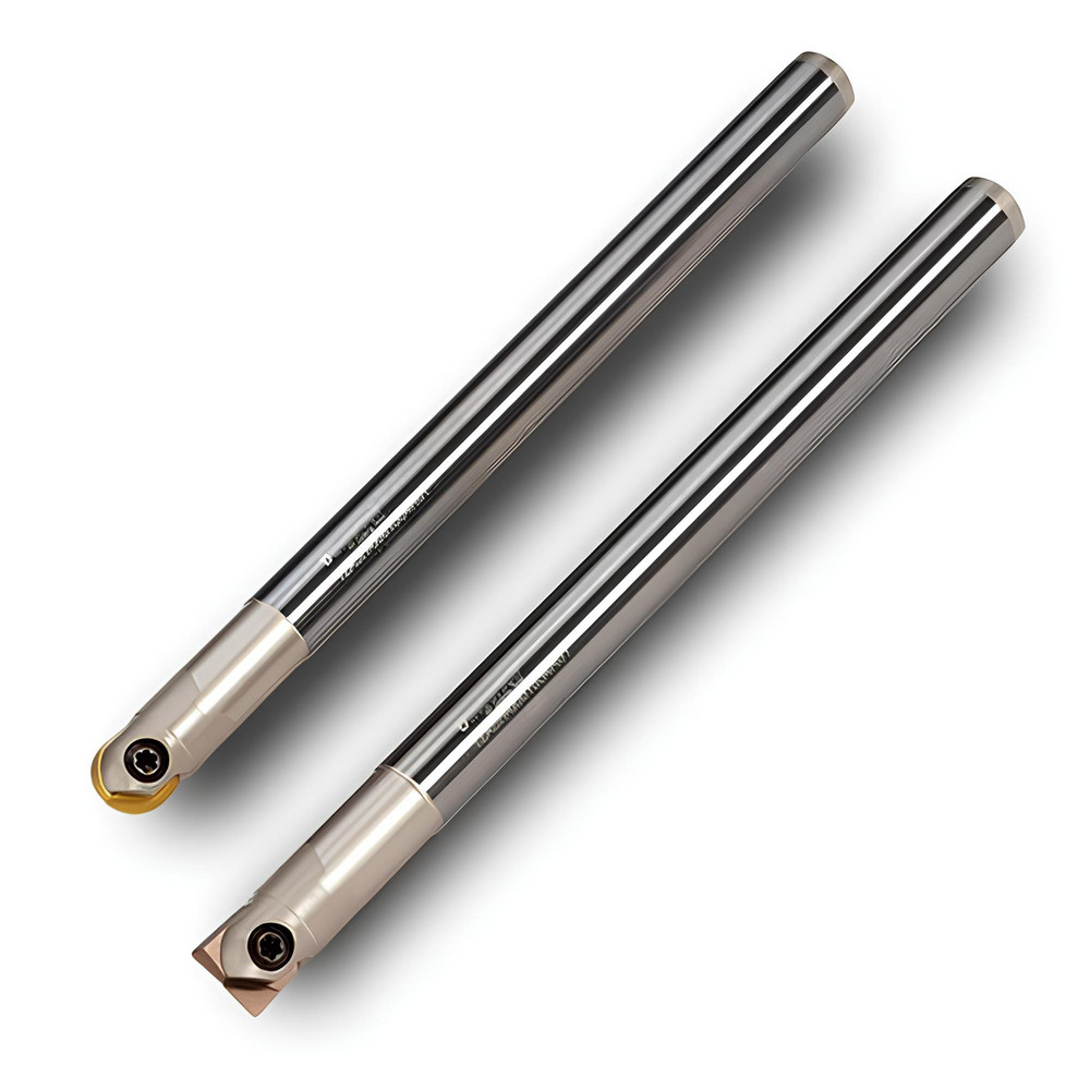 Tungaloy Indexable Ball Nose End Mill: 3/8" Cut Dia, Solid Carbide, 8.75" OAL - 6725801