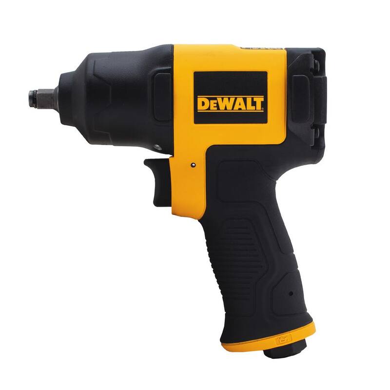 DEWALT 3/8 in. Pneumatic Impact Wrench and 50 ft. x 1/4 in. Air Hose - DWMT70775W1450D