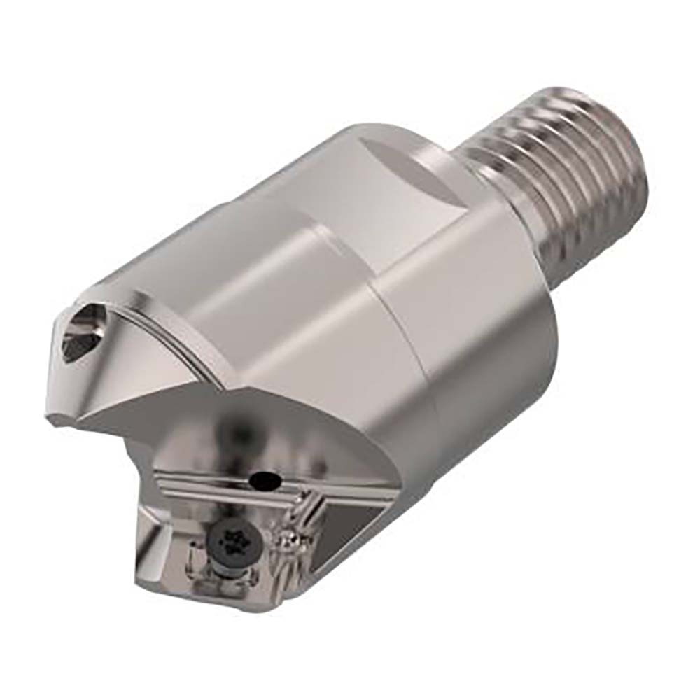Seco Indexable Copy End Mill: 1.0236" Cut Dia, 0.1181" Max Depth of Cut, Through Coolant - 02427388