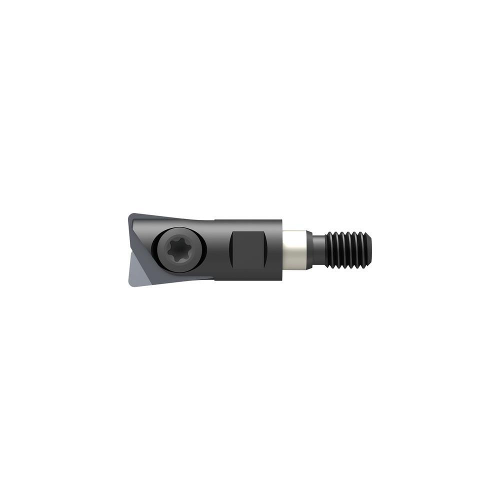 Ceratizit Indexable Ball Nose End Mill: 10 mm Cut Dia, Solid Carbide, 39.5 mm OAL - 56130101