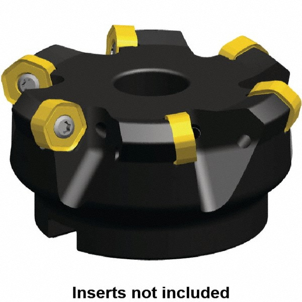Seco 59mm Cut Dia, 22mm Arbor Hole, 3mm Max Depth of Cut, 40° Indexable Chamfer & Angle Face Mill - 02810085