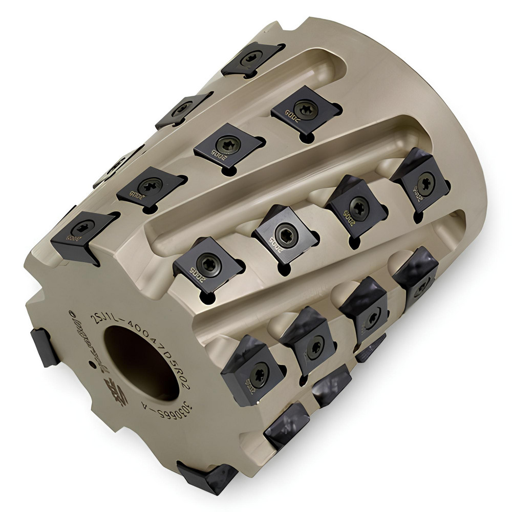 Tungaloy 4" Cut Dia, 1-1/2" Arbor Hole Dia, Indexable Square-Shoulder Face Mill - 6892222