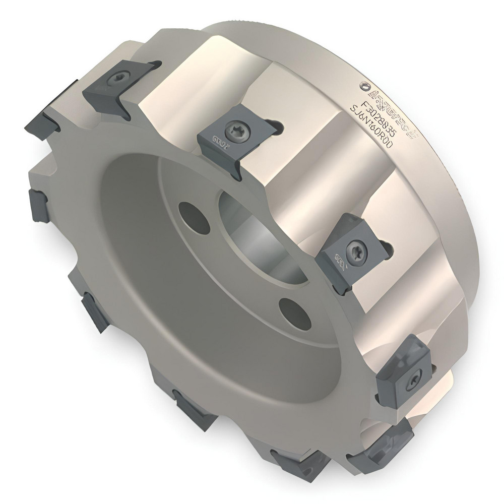 Tungaloy 4" Cut Dia, 1-1/2" Arbor Hole Dia, Indexable Square-Shoulder Face Mill - 6892222