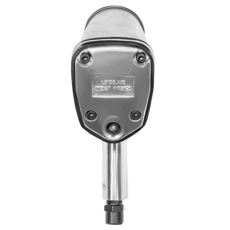 STARK USA 1/2 in. Drive Air Impact Wrench Gun Extended Anvil with 3 Socket Set - 40501-H1