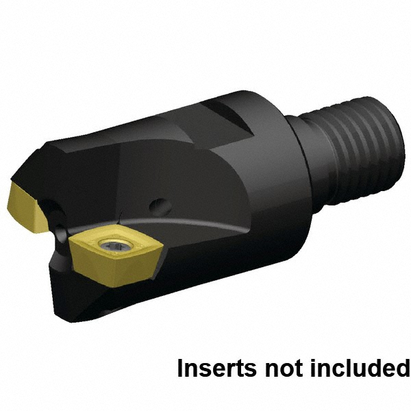 LMT Indexable High-Feed End Mill: ECPV09.032TH043-I, 32.00 mm Cut Dia, Modular Connection Shank - 1025035
