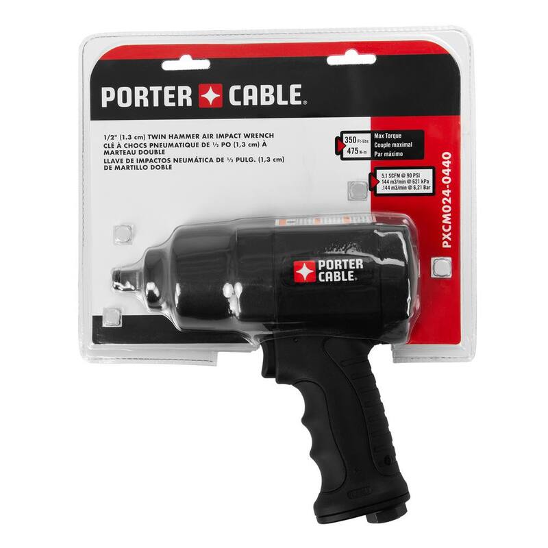 Porter-Cable 3.4 SCFM @ 90 PSI, 5/8 in. Impact Wrench - PXCM024-0440
