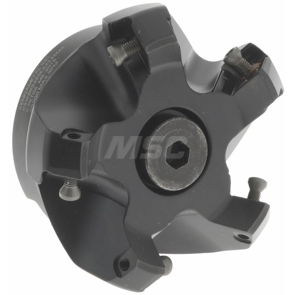 Kennametal 62.99mm Cut Dia, 1" Arbor Hole, 6.6mm Max Depth of Cut, 45° Indexable Chamfer & Angle Face Mill - 1817869