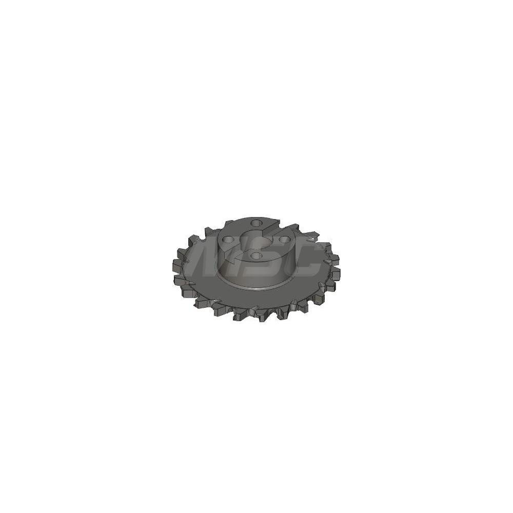 Iscar Indexable Slotting Cutter: 12.00 mm Cutting Width, 200.00 mm Cutter Dia, Shell Mount C Connection, 51.50 mm Depth of Cut, 51.50 mm Depth of Cut, 40.00 mm Shank Dia - 3102450