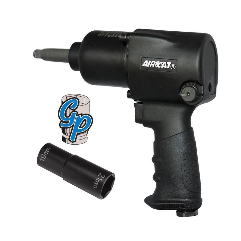 AIRCAT 1/2 in. Impact Wrench with 2 in. Extended Anvil - 1431-2