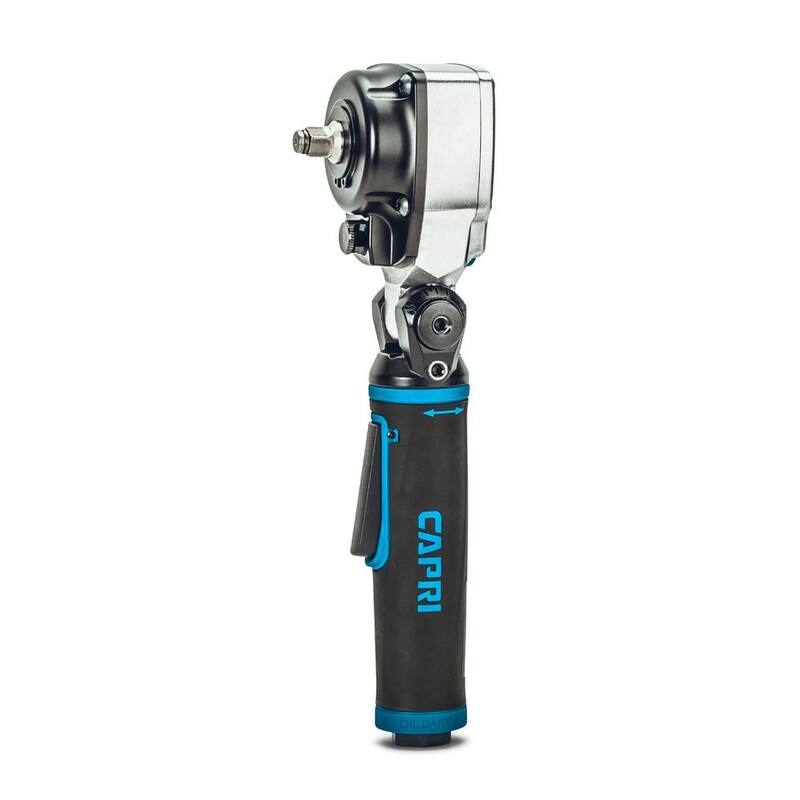 Capri Tools 220 ft./lbs. 3/8 in. Flex-Head Air Angle Impact Wrench - CP33200