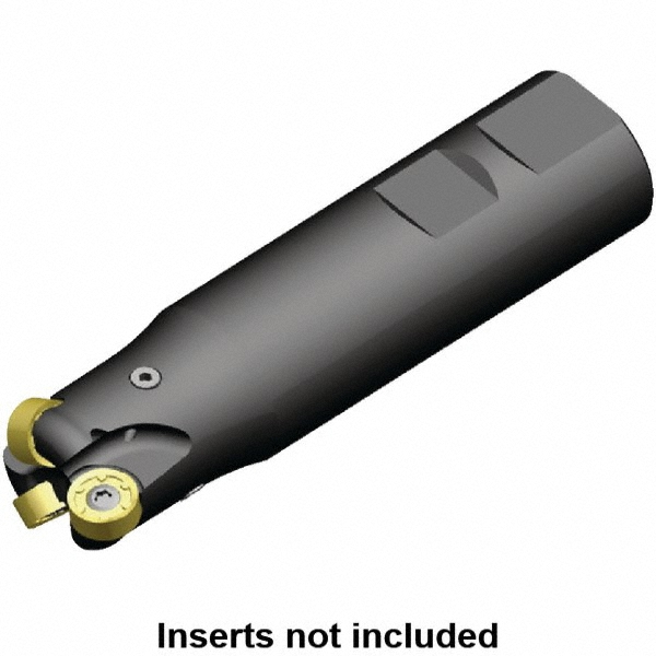 Kennametal Indexable Copy End Mill: 1.26" Cut Dia, 0.1969" Max Depth of Cut - 5152683