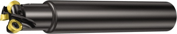 Kennametal Indexable Copy End Mill: 1.26" Cut Dia, 0.1969" Max Depth of Cut - 5152683