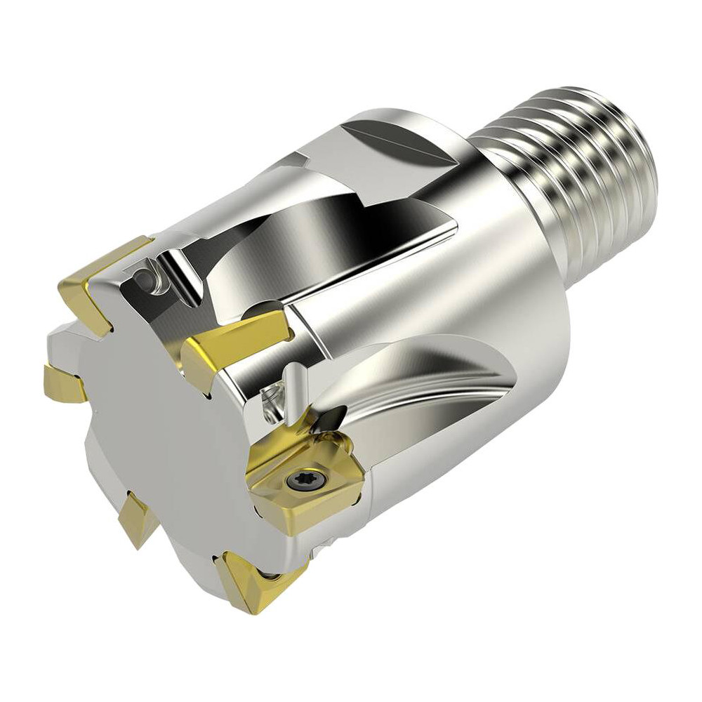 Seco Indexable Square-Shoulder End Mill: R217.69-2040.RE-10-6A, 40 mm Cut Dia, 9 mm Max Depth of Cut, M20 Modular Connection Shank - 02769296