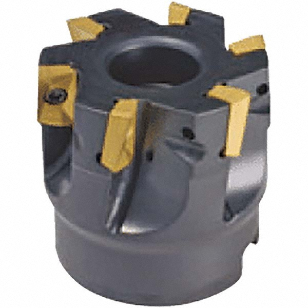 Tungaloy 125mm Cut Dia, 1-1/2" Arbor Hole Dia, 16mm Max Depth, Indexable Square-Shoulder Face Mill - 6821425