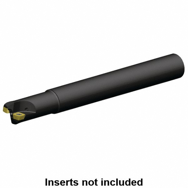 Kennametal Indexable High-Feed End Mill: A7792VXP06SA.75Z3R1.4, 3/4" Cut Dia, Modular Connection Shank - 5661214