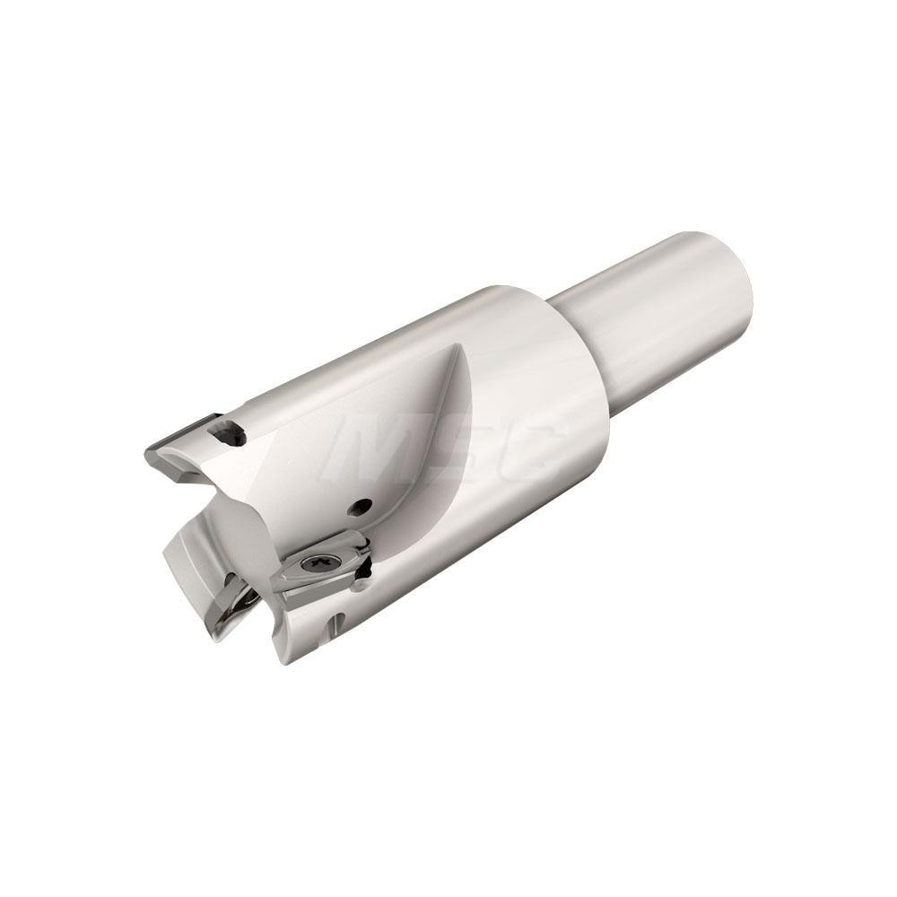 Iscar Indexable Square-Shoulder End Mill: HM90EALD150C125L616, 1-1/2" Cut Dia, 0.622" Max Depth of Cut, 1-1/4" Dia Cylindrical Shank - 3102305