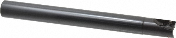 LMT Indexable Square-Shoulder End Mill: EMU90A17-100SEI1.0090, 1" Cut Dia, 0.65" Max Depth of Cut, 1" Dia Cylindrical Shank - 1950347