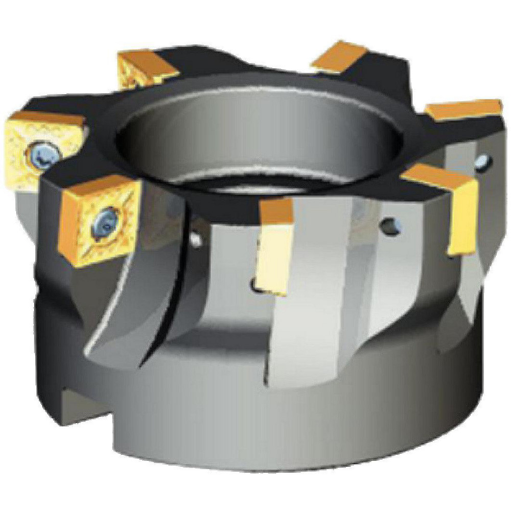 Kennametal 63mm Cut Dia, 22mm Arbor Hole Dia, 6.57mm Max Depth, Indexable Square-Shoulder Face Mill - 1981678