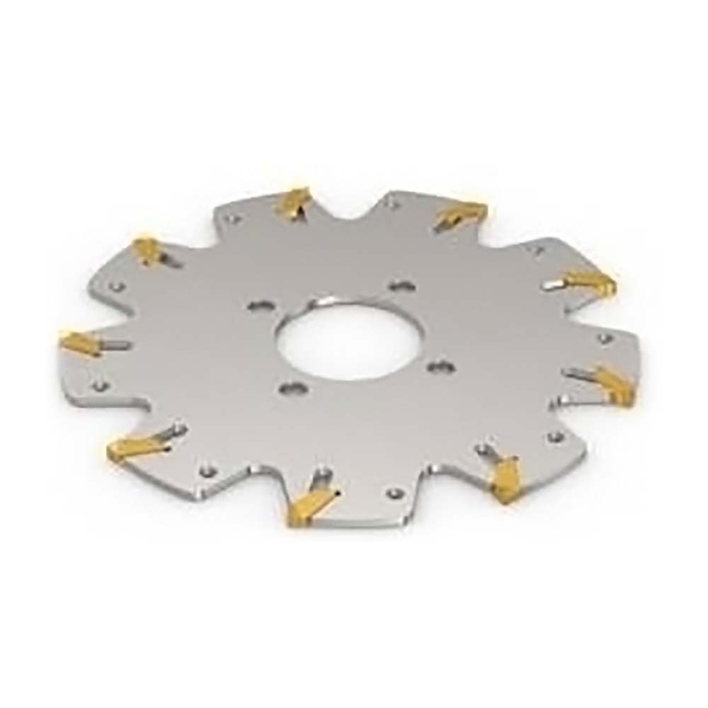 Seco Indexable Slotting Cutter: 0.0890" Cutting Width, 4.0000" Cutter Dia, Arbor Connection, 1.0550" Depth of Cut, 1.0000" Hole Dia, Right Hand - 75054873