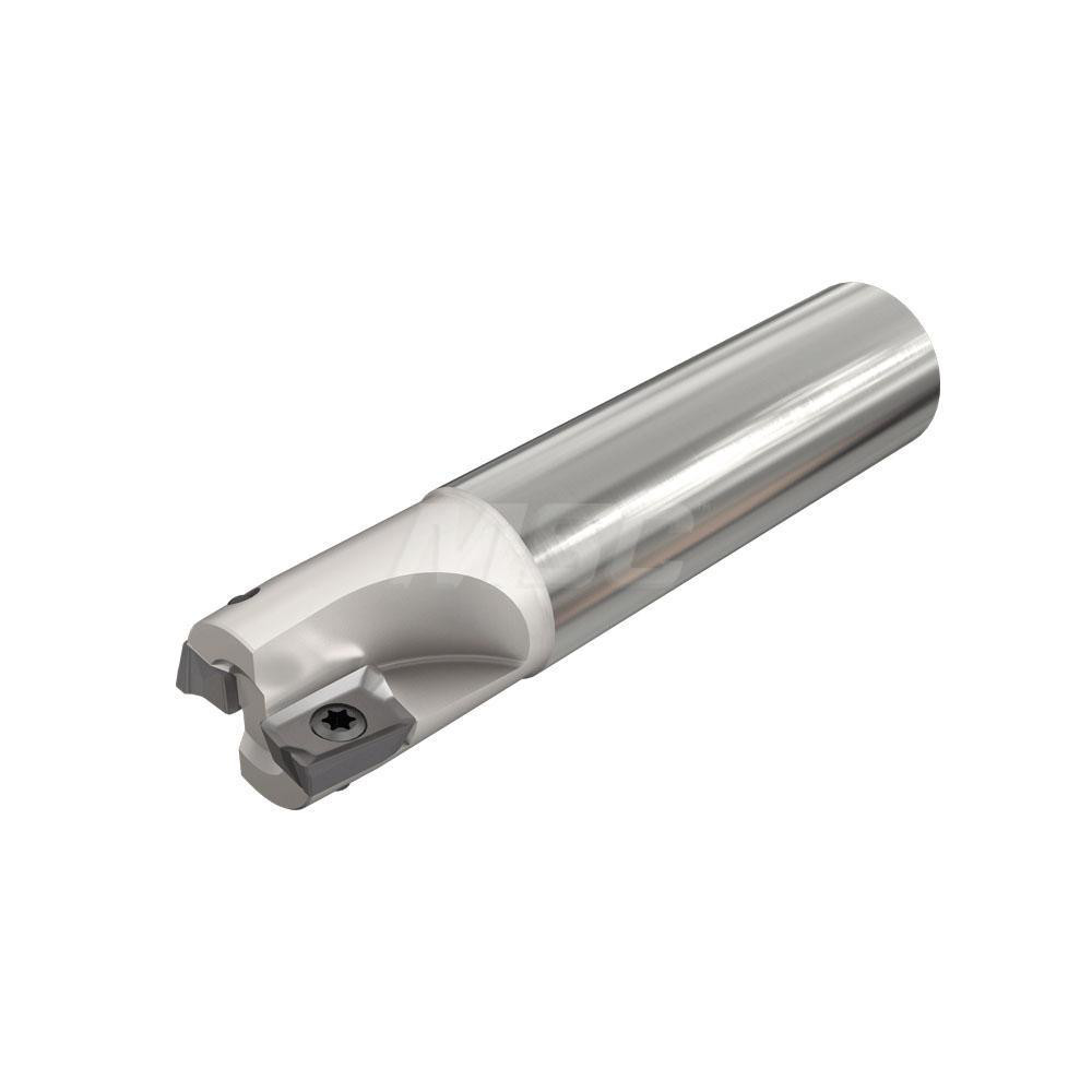 Iscar Indexable Square-Shoulder End Mill: HM90 E90AD-D32-3-C32, 32 mm Cut Dia, 14.3 mm Max Depth of Cut, 32 mm Dia Cylindrical Shank - 3101864