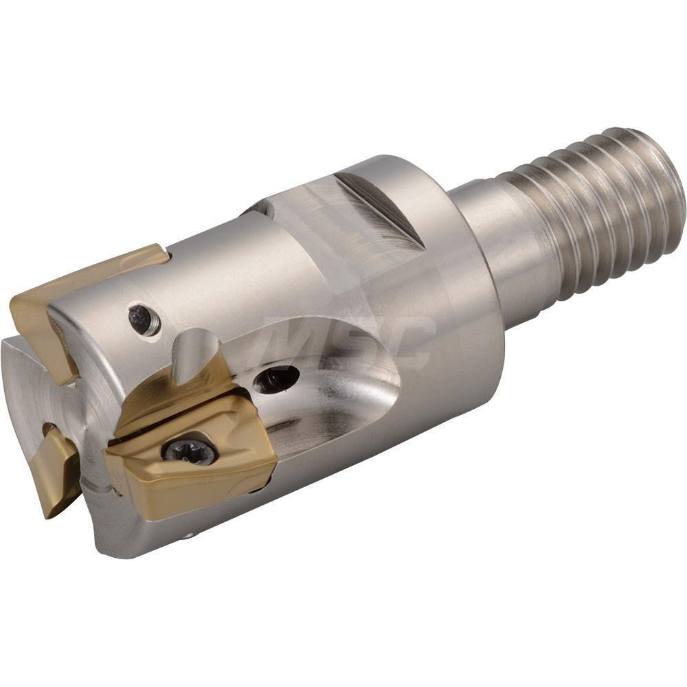 Kyocera Indexable Square-Shoulder End Mill: MEC24S2011T, 24 mm Cut Dia, 10 mm Max Depth of Cut, 20 mm Dia Cylindrical Shank - THN03179