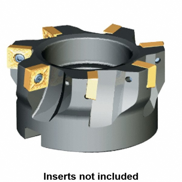 Kennametal 50mm Cut Dia, 22mm Arbor Hole Dia, 6.57mm Max Depth, Indexable Square-Shoulder Face Mill - 1981677
