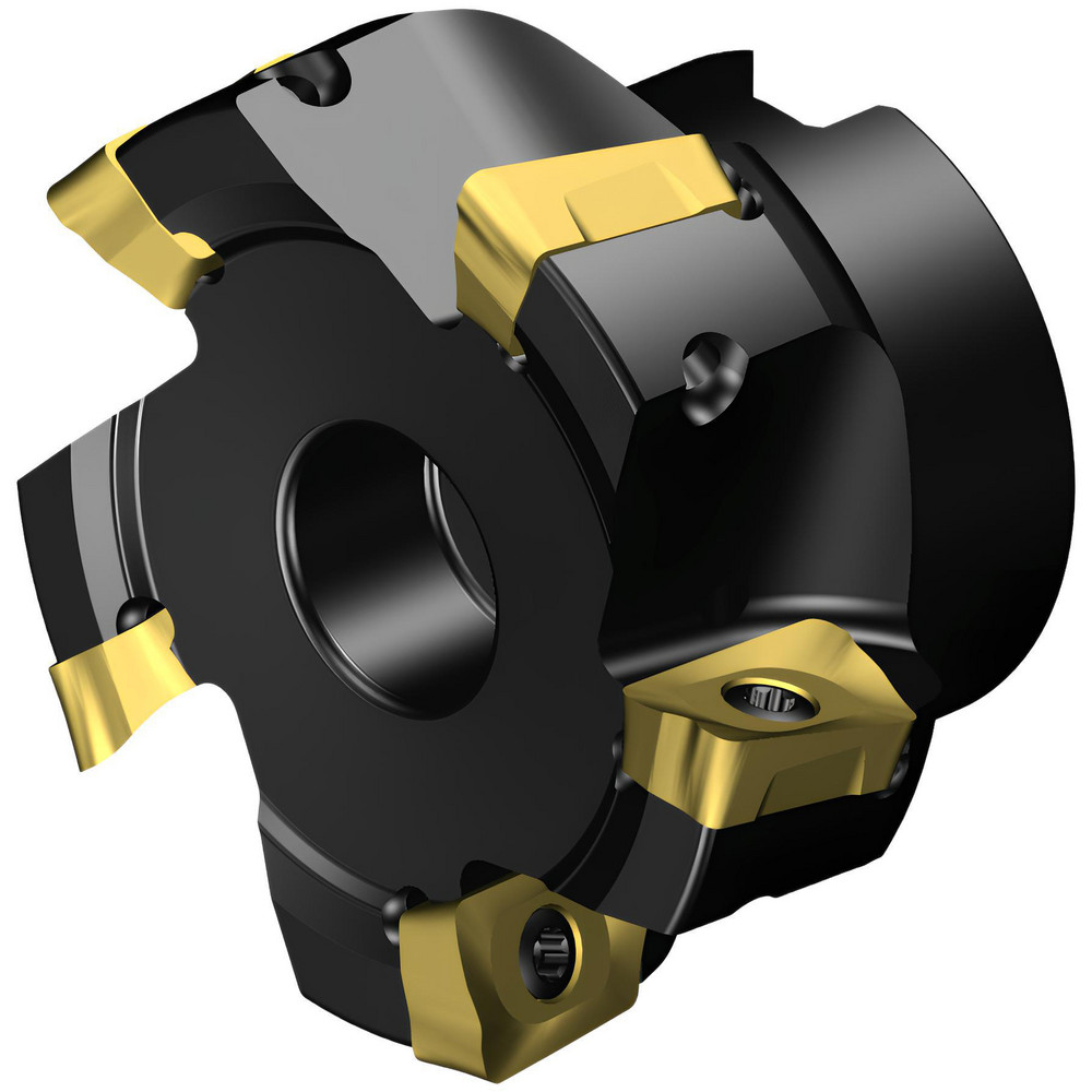 Sandvik Coromant 63mm Cut Dia, 50mm Arbor Hole Dia, 15.4mm Max Depth, Indexable Square-Shoulder Face Mill - 5745583