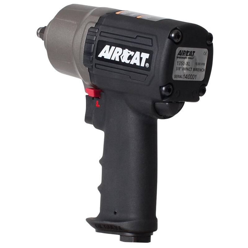 AIRCAT 3/8 in. High/Low Torque Composite Twin Hammer Impact Wrench - 1350-XL