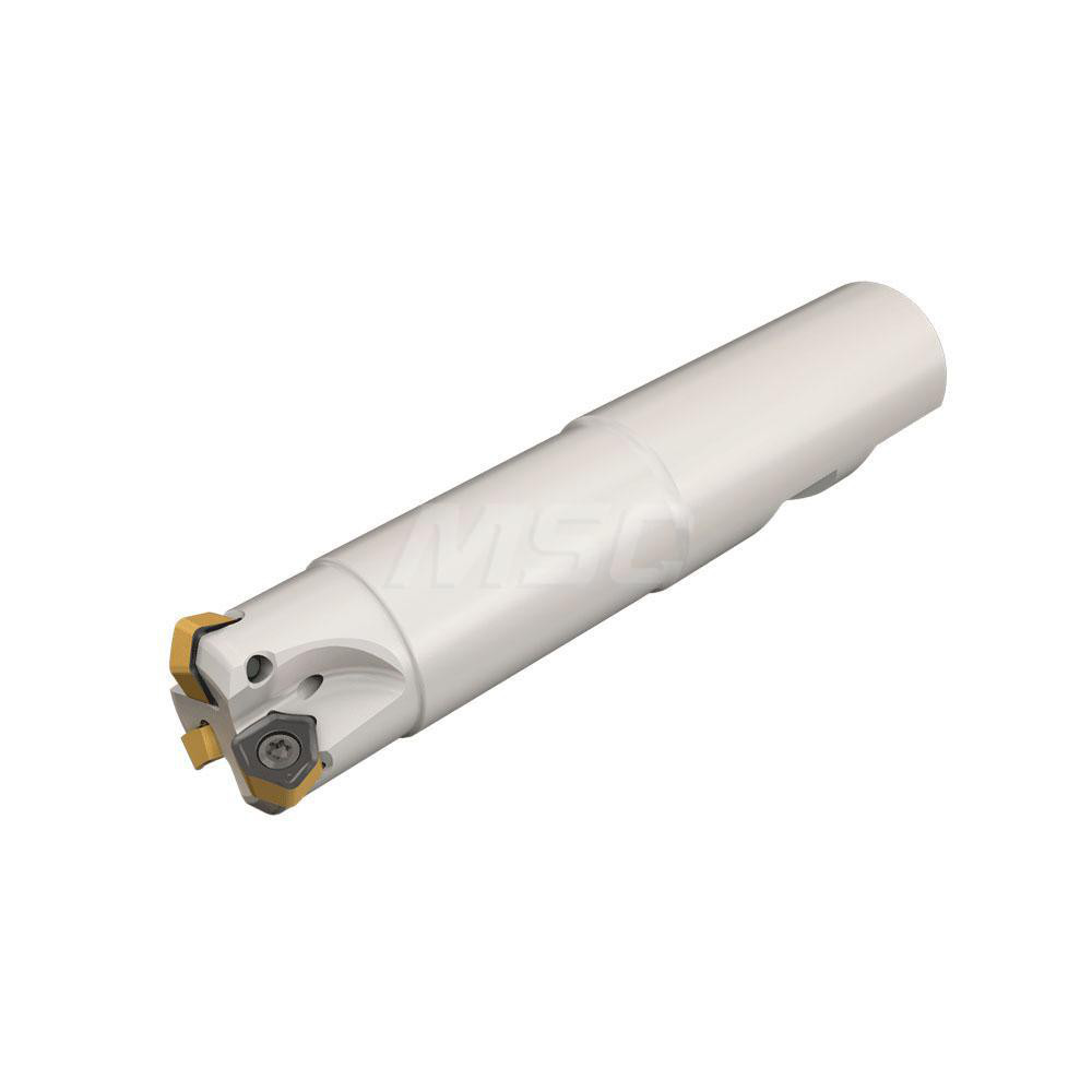 Iscar 30° Lead Angle, 0.6102" to 0.9843" Cut Dia, Indexable & Chamfer End Mill - 3106352