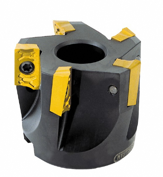 Kennametal 3° Lead Angle, 1.315" Cut Dia, 3/4" Shank Dia, Indexable & Chamfer End Mill - 5672224